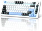 MageGee 75% Mechanical Gaming Keyboard, Compact Blue Backlit Wired Gam... - Image 2
