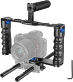 NEEWER Aluminum Alloy Digicam Cage, Filmmaking Rig with Prime Deal with, Dua... - Image 2
