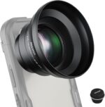NEEWER HD 65mm Telephoto Telephone Digicam Lens with Lens Hood Just for 17m... - Image 2