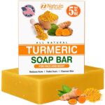 Pure Turmeric Cleaning soap Bar for Face & Physique – Turmeric Pores and skin Brightening ... - Image 2