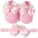 Newbron Child Women Mary Jane Footwear with Headband Gentle Sole Anti-skiddi... - Image 2