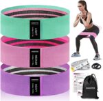 Non-Slip Cloth Resistance Bands for Working Out, Loop Train Bands ... - Image 2