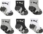 PUMA unisex-baby 6 Pack Toddler Anklet Socks - Image 2