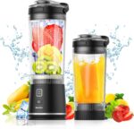 Private Measurement Transportable Blender for Shakes & Smoothies, 16oz Mini Small... - Image 2