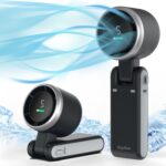 Transportable Handheld Turbo Fan, 5 Gear Wind, Battery Operated, As much as 12 W... - Image 2