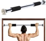 Pull Up Bar for Doorway 23.6in Adjustable Door Mounted Heavy Obligation Stee... - Image 2
