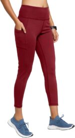 RIYU Excessive Waisted Leggings for Ladies with Pockets | Exercise and Yoga L... - Image 2