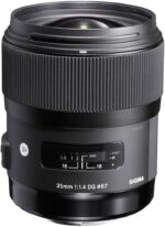 Sigma 35mm F1.4 Artwork DG HSM Lens for Canon, Black, 3.7 x 3.03 x 3.03 (3... - Image 2