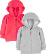 Easy Joys by Carter's women 2-pack Full Zip Hoodies - Image 2