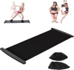 Slide Board with Shoe Cowl Slimming Train Information Slide Mat for Leg ... - Image 2