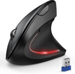 TECKNET Ergonomic Mouse, Wi-fi Bluetooth Vertical Mouse, 4800 DPI O... - Image 2