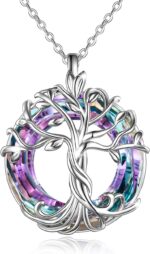 TOUPOP Tree of Life Necklace for Ladies 925 Sterling Silver Household Tree... - Image 2