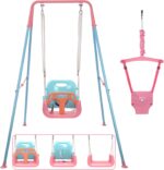 Taleco Gear 2 in 1 Toddler Swing ＆ Jumper, Swing Set for Indoor/Outdoo... - Image 2