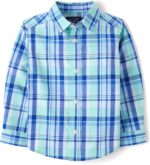 The Kids's Place,Child Boys,and Toddler Poplin Lengthy Sleeve Button D... - Image 2