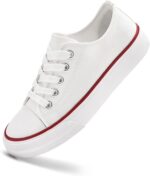 Toddler Canvas Sneakers, Non-Slip & Sturdy Sports activities Footwear for Boys & Gi... - Image 2