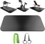 Treadmill Mat,Bike Mat Suitable with Peloton Bike Elliptical Treadmi... - Image 2