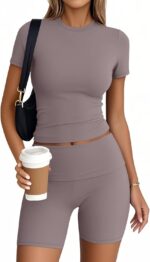 Fashionable Queen Womens 2 Piece Exercise Units Brief Matching Lounge Units Su... - Image 2