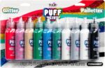 Tulip Glitter Puff Paint Pack, Everlasting Multi-Floor Craft Paint for... - Image 2
