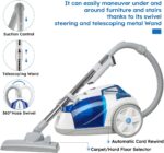 Vacmaster Bagless Canister Vacuum Moveable Cyclonic Corded Vacuum Clea... - Image 2