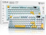 Wi-fi Keyboard Creamy Membrane with Rainbow Backlight,3-Mode Connec... - Image 2