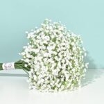 Yastouay Babys Breath Synthetic Flowers, 6Pcs Faux White Babys Breath... - Image 2