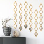 Yulejo 6 Pcs Acrylic Teardrop Mirror Decor - Slim Wall Decor Boho Vi... - Image 2