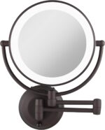 Zadro 11" LED Wall Mounted Make-up Mirror 10X/1X Shaving Mirror Cordles... - Image 2