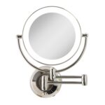 Zadro 11" LED Wall Mounted Make-up Mirror 10X/1X Shaving Mirror Plug in... - Image 2