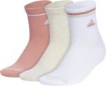 adidas Girls's Cushioned Sport Excessive Quarter Socks (3-Pair) Above The A... - Image 2