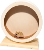 antiai Hamster Wood Silent Wheel, Small Animal Train Wheel Entry... - Image 2