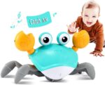 management future Crawling Crab Child Toy - Toddler Tummy Time Toys 3 4 5 6... - Image 2