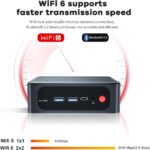 Beelink SER5 Mini PC, AMD Ryzen 5 5500U(As much as 4.0GHz) 6C/12T, Mini Des... - Image 5