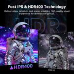 KTC 24.5 Inch 240Hz Gaming Monitor, FHD 1080p Quick IPS Pc Monito... - Image 4