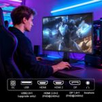 KTC 24.5 Inch 240Hz Gaming Monitor, FHD 1080p Quick IPS Pc Monito... - Image 8