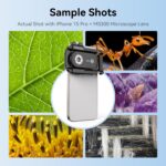 APEXEL 300X Telephone Microscope Lens, Telephone Digital camera Micro Lens with Univer... - Image 3