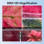 APEXEL 300X Telephone Microscope Lens, Telephone Digital camera Micro Lens with Univer... - Image 4