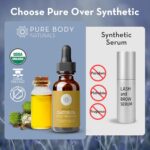 Pure Physique Naturals Castor Oil for Eyelashes and Eyebrows - 1 Fl Oz Nou... - Image 5