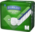 Medline MTB80300Z Prolonged Put on In a single day Grownup Transient with Tabs, Maxim... - Image 5