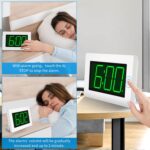 KWANWA LED Digital Clock, Alarm Clock, Wall Clock, 3" LED Digit Displa... - Image 6