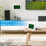KWANWA LED Digital Clock, Alarm Clock, Wall Clock, 3" LED Digit Displa... - Image 7