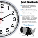 Geevon 12 Inch Atomic Wall Clock - Self-Setting Analog Clock with Auto... - Image 7