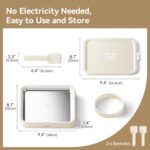 Rolled Ice Cream Maker, Felizbebe Instantaneous Ice Cream Curler Maker Tray ... - Image 3