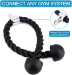 Tricep Exercise Rope, Premium Nylon Muscle Sculpting Drawstring, Essent... - Image 7