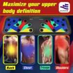 Push Up Board | Pushup Health Stand | Foldable Push Up Board for Males ... - Image 3