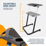 Alpcour Bike Coach Health Desk – Moveable Multi-Tasking Workstation... - Image 3