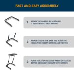 Alpcour Bike Coach Health Desk – Moveable Multi-Tasking Workstation... - Image 7