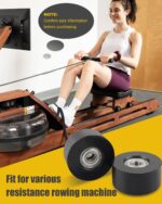 Rowing Machine Seat Wheels for Numerous Resistance Rowing Machines, Match... - Image 4
