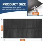 Washer Dryer Anti-Vibration Mat 62.9 * 29.5 Inches Foldable Rubber Mat... - Image 3
