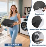Washer Dryer Anti-Vibration Mat 62.9 * 29.5 Inches Foldable Rubber Mat... - Image 5