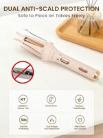 3-in-1 Automated Curling Iron & Straightener, Seaside Wave Curling Wand,... - Image 7